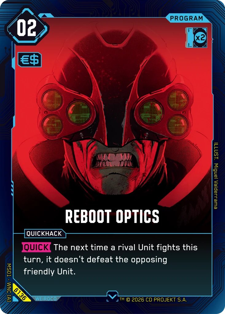 Reboot Optics, Welcome to Night City - Beta · B136