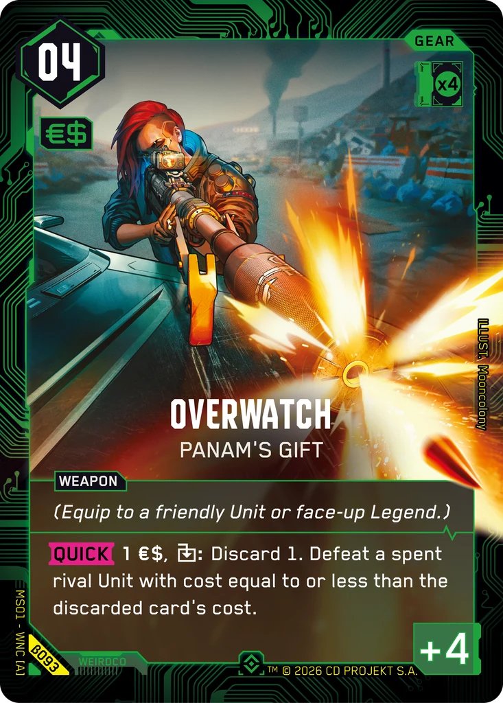 Overwatch - Panam's Gift, Welcome to Night City - Beta · B093