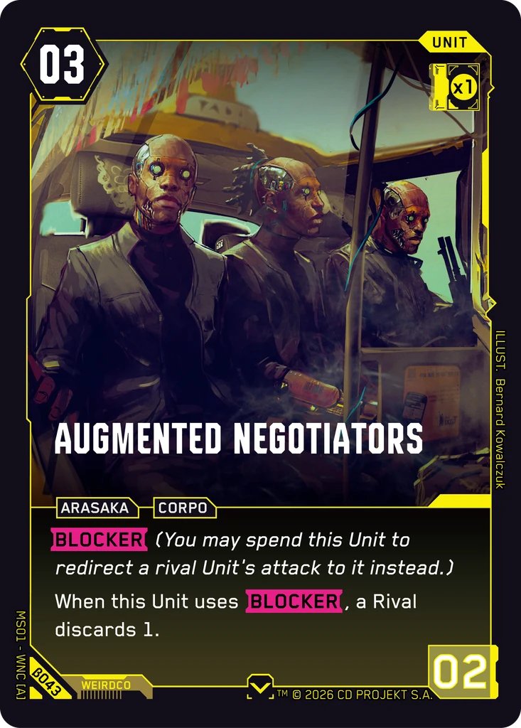 Augmented Negotiators, Welcome to Night City - Beta · B043