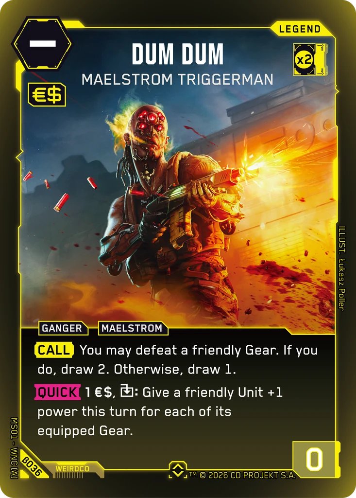 Dum Dum - Maelstrom Triggerman, Welcome to Night City - Beta · B036