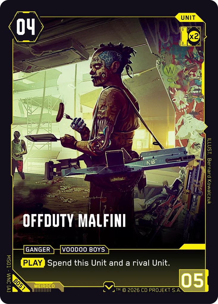 Offduty Malfini, Welcome to Night City - Beta · B051