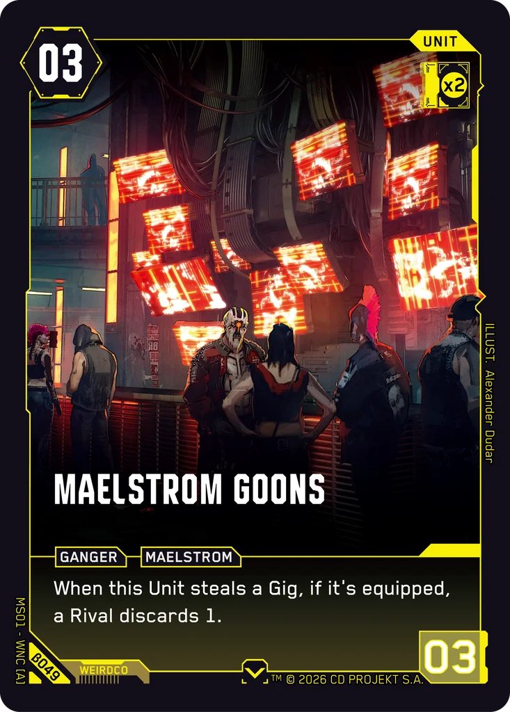 Maelstrom Goons, Welcome to Night City - Beta · B049