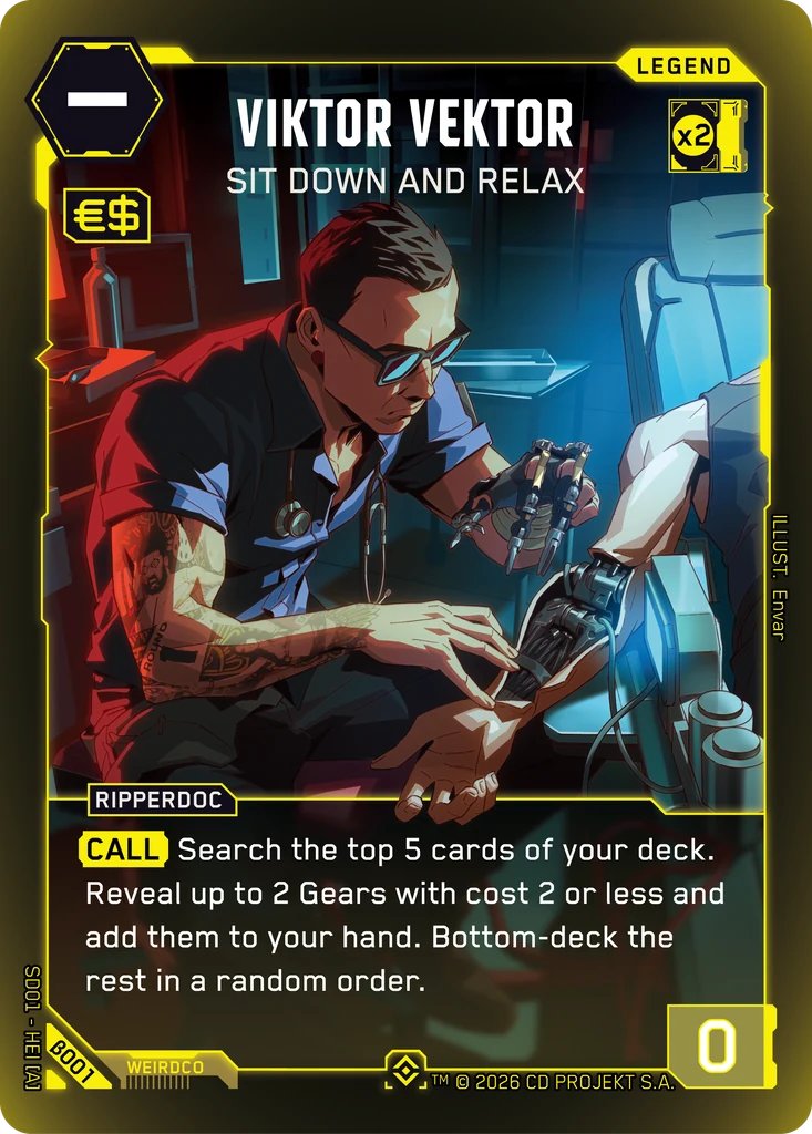 Viktor Vektor - Sit Down and Relax, The Heist - Beta Starter Deck · B001