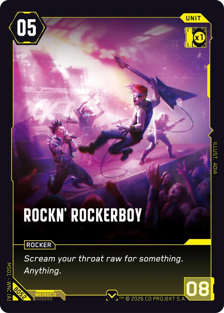 Rockn' Rockerboy, Welcome to Night City - Beta · B052