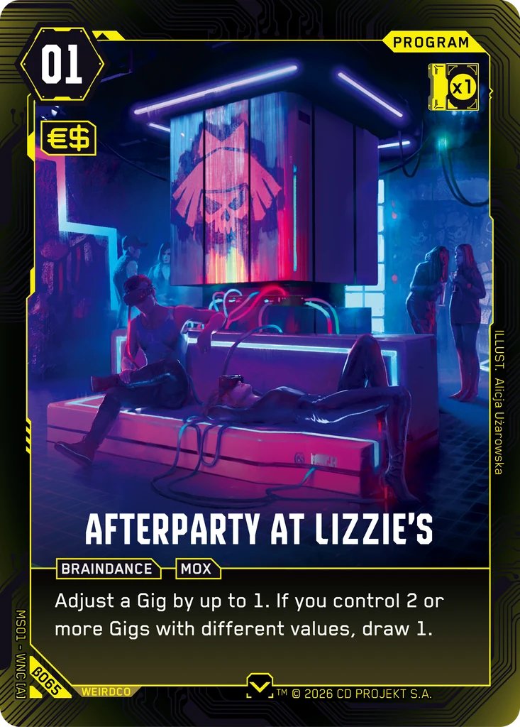 Afterparty at Lizzie's, Welcome to Night City - Beta · B065