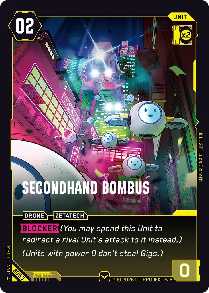 Secondhand Bombus, Welcome to Night City - Beta · B053