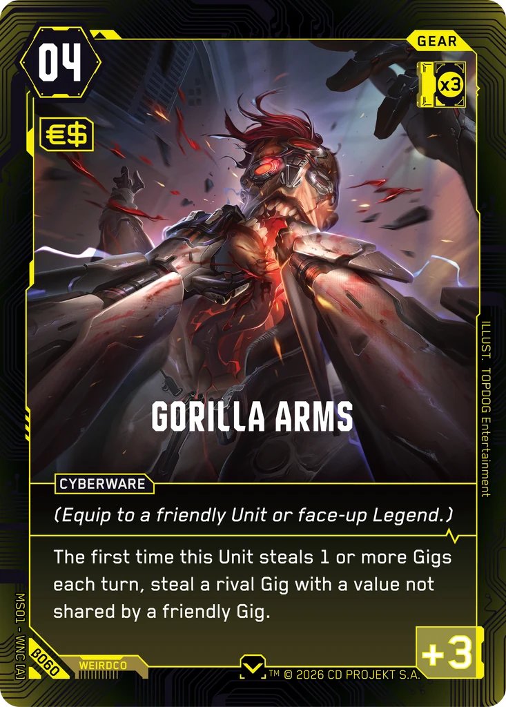 Gorilla Arms, Welcome to Night City - Beta · B060