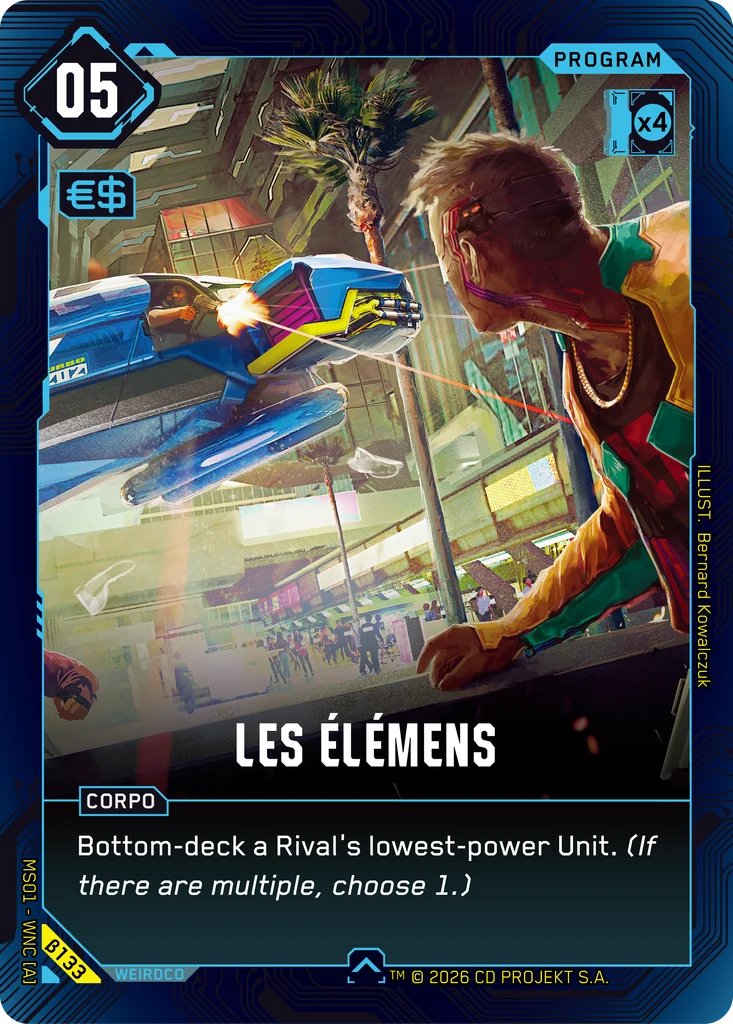 Les Elemens, Welcome to Night City - Beta · B133