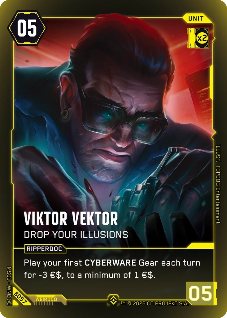 Viktor Vektor - Drop Your Illusions, Welcome to Night City - Beta · B057