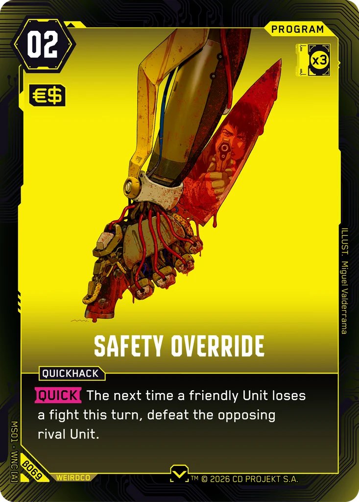 Safety Override, Welcome to Night City - Beta · B069