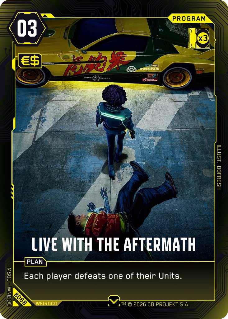Live with the Aftermath, Welcome to Night City - Beta · B068