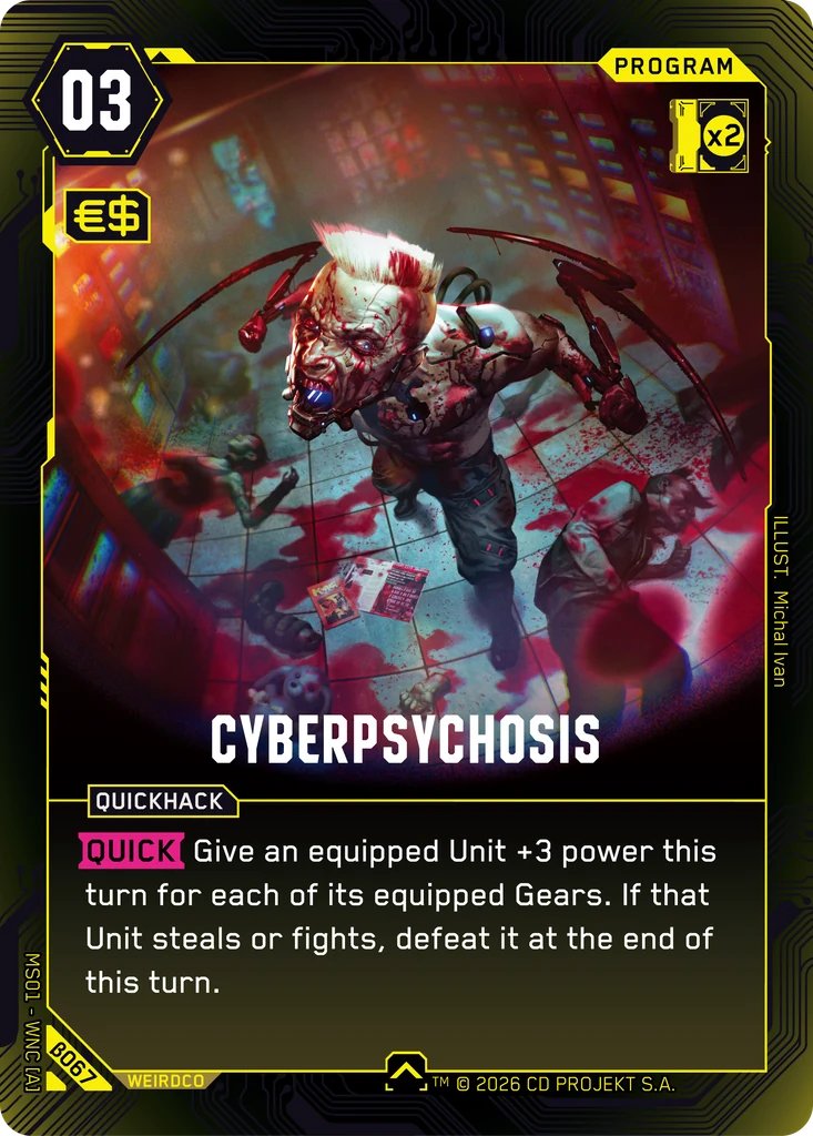 Cyberpsychosis, Welcome to Night City - Beta · B067