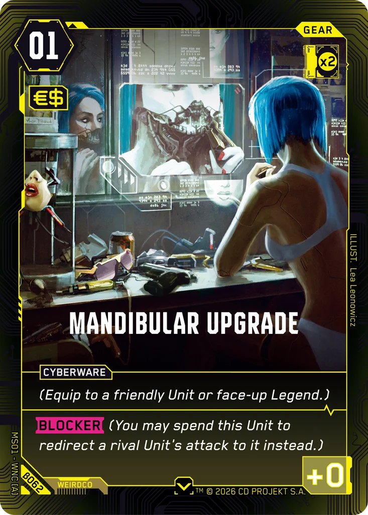 Mandibular Upgrade, Welcome to Night City - Beta · B062