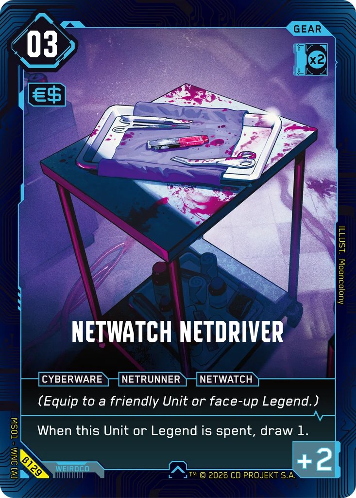 NetWatch Netdriver, Welcome to Night City - Beta · B129