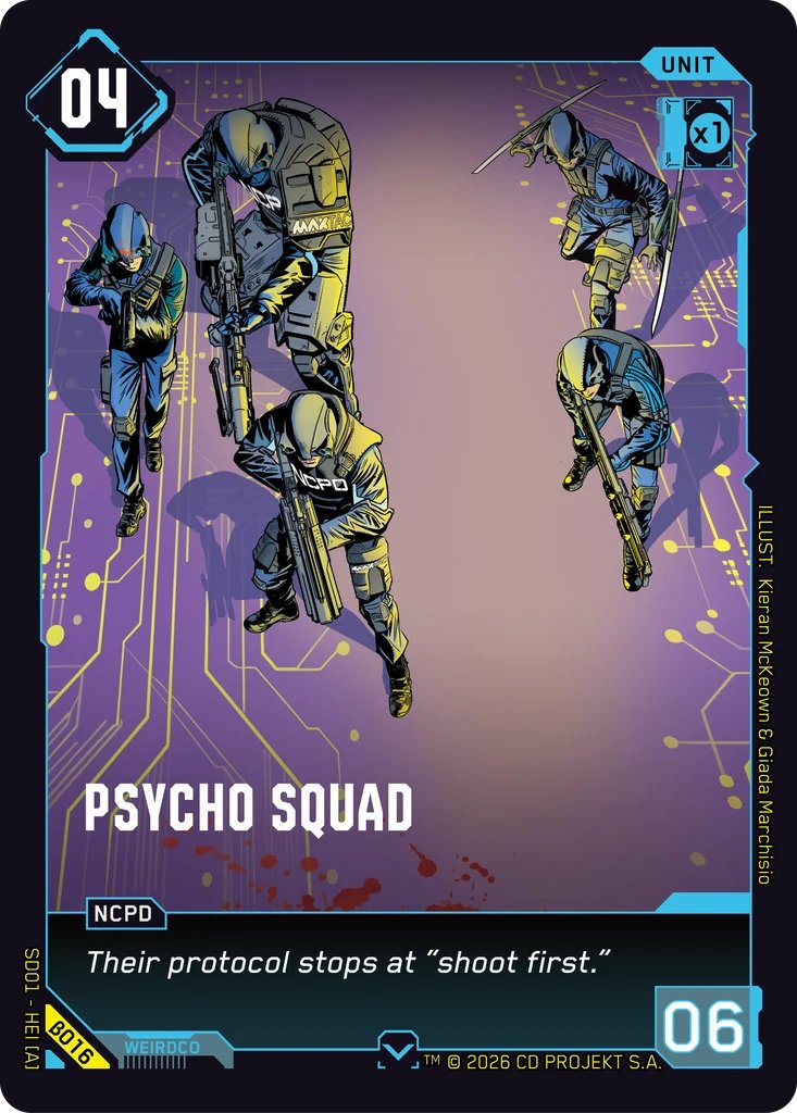 Psycho Squad, The Heist - Beta Starter Deck · B016