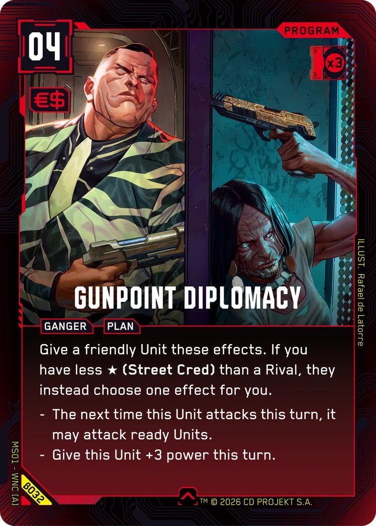 Gunpoint Diplomacy, Welcome to Night City - Beta · B032