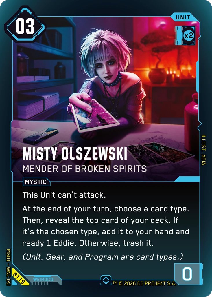 Misty Olszewski - Mender of Broken Spirits, Welcome to Night City - Beta · B119
