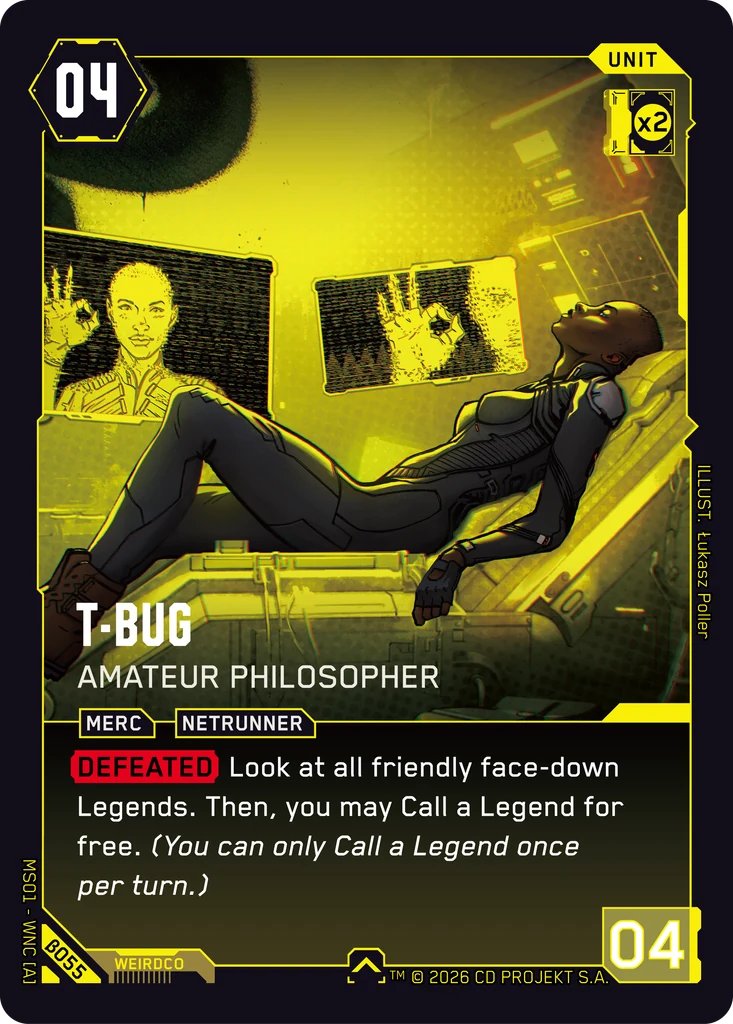 T-Bug - Amateur Philosopher, Welcome to Night City - Beta · B055