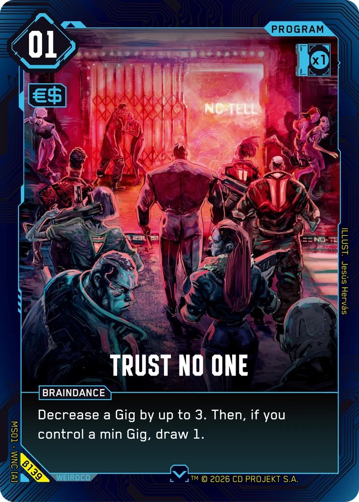 Trust No One, Welcome to Night City - Beta · B139