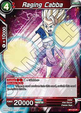 Raging Cabba, Galactic Battle · BT1-013