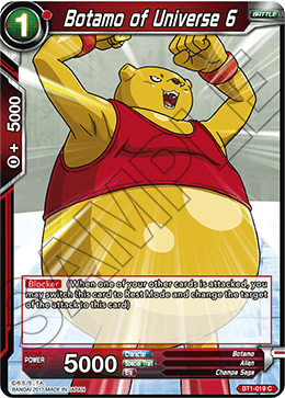 Botamo of Universe 6, Galactic Battle · BT1-019