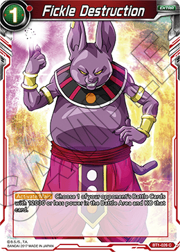 Fickle Destruction, Galactic Battle · BT1-026