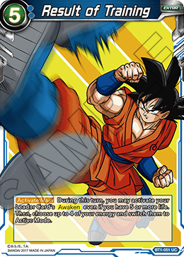 Result of Training, Galactic Battle · BT1-051