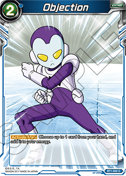 Objection, Expansion Deck Box Set 07: Magnificent Collection - Fusion Hero · BT1-052