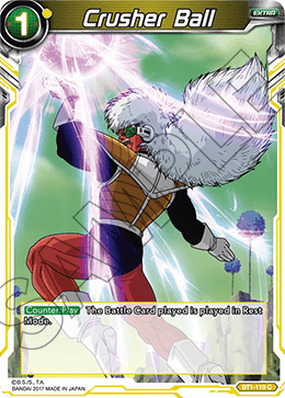 Crusher Ball, Expansion Deck Box Set 08: Magnificent Collection - Forsaken Warrior · BT1-110