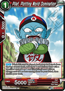 Pilaf, Plotting World Domination, Rise of the Unison Warrior (2nd Edition) · BT10-019