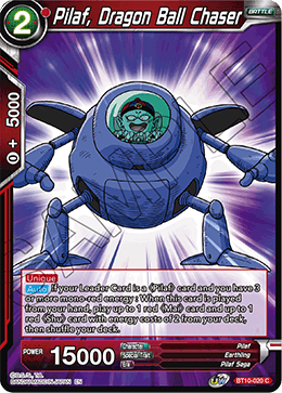 Pilaf, Dragon Ball Chaser, Rise of the Unison Warrior · BT10-020