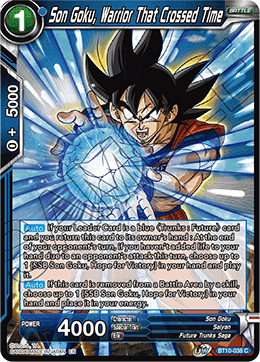 Son Goku, Warrior That Crossed Time, Revision Pack 2020 · BT10-038