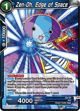 Zen-Oh, Edge of Space, Rise of the Unison Warrior Pre-Release Cards · BT10-055