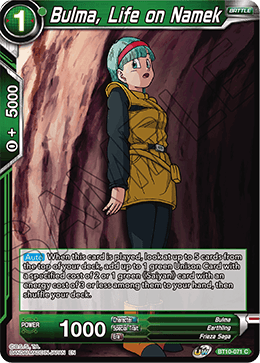 Bulma, Life on Namek, Rise of the Unison Warrior · BT10-071