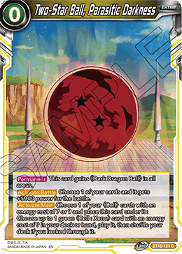 Two-Star Ball, Parasitic Darkness, Rise of the Unison Warrior · BT10-124