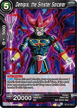 Demigra, the Sinister Sorcerer, Rise of the Unison Warrior · BT10-133