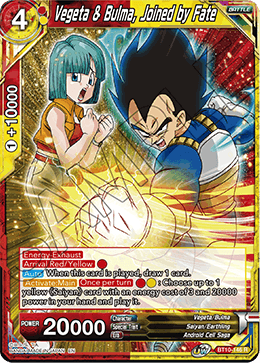 Vegeta & Bulma, Joined by Fate, Rise of the Unison Warrior Pre-Release Cards · BT10-146