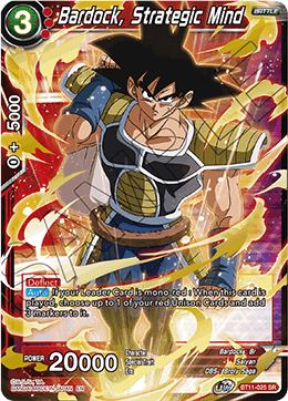 Bardock, Strategic Mind, Vermilion Bloodline · BT11-025