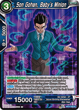 Son Gohan, Baby's Minion, Vermilion Bloodline (2nd Edition) · BT11-035