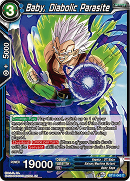 Baby, Diabolic Parasite, Vermilion Bloodline Pre-Release Cards · BT11-045