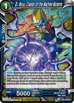 Dr. Myuu, Creator of the Machine Mutants, Vermilion Bloodline (2nd Edition) · BT11-048