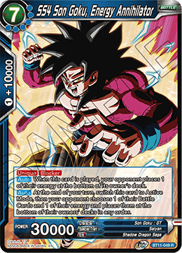 SS4 Son Goku, Energy Annihilator, Vermilion Bloodline (2nd Edition) · BT11-049