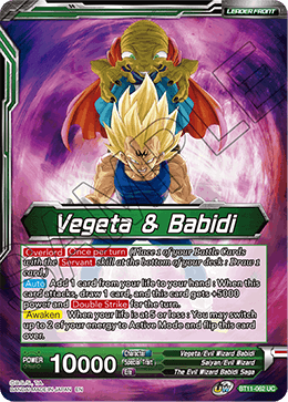 Vegeta & Babidi // Babidi & Prince of Destruction Vegeta, Mightiest Majin, Vermilion Bloodline (2nd Edition) · BT11-062