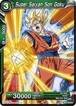 Super Saiyan Son Goku, Vermilion Bloodline (2nd Edition) · BT11-075
