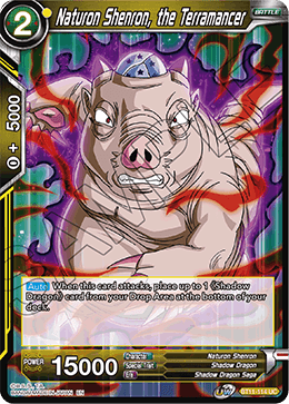 Naturon Shenron, the Terramancer, Vermilion Bloodline Pre-Release Cards · BT11-114