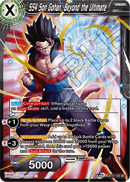 SS4 Son Gohan, Beyond the Ultimate, Vermilion Bloodline · BT11-123