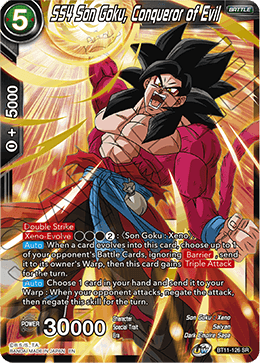 SS4 Son Goku, Conqueror of Evil, Vermilion Bloodline · BT11-126