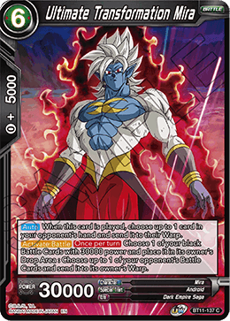 Ultimate Transformation Mira, Vermilion Bloodline Pre-Release Cards · BT11-137