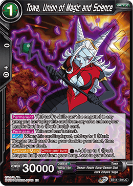 Towa, Union of Magic and Science, Vermilion Bloodline Pre-Release Cards · BT11-139