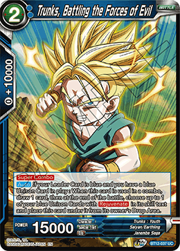 Trunks, Battling the Forces of Evil, Vicious Rejuvenation · BT12-037